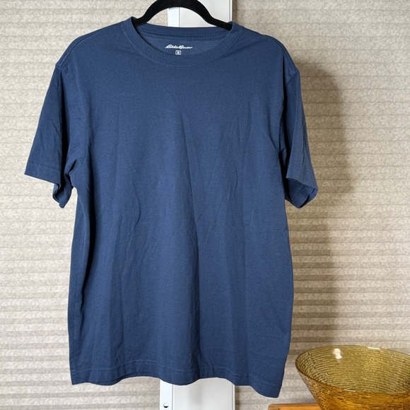 Eddie Bauer Other - Eddie Bauer Mens Medium Blue Cotton Blend Casual Short Sleeve T-Shirt